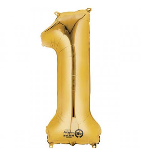 BALÃO DOURADO NUMERO 1